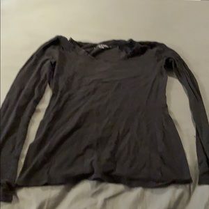 Black long sleeve tee